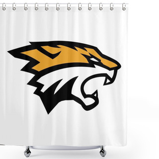 Personality  Tiger Logo Template Shower Curtains