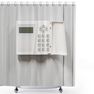 Personality  Home Security Alarm Shower Curtains