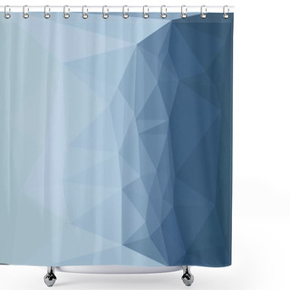 Personality  Abstract Colorful Polygonal Background Shower Curtains