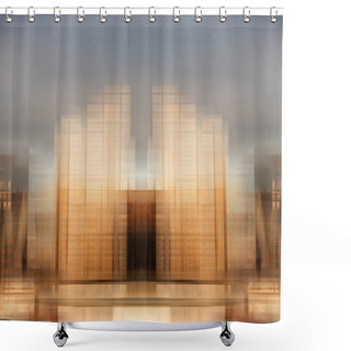 Personality  Creative Concept Science Fiction Futuristic Business Image Shower Curtains