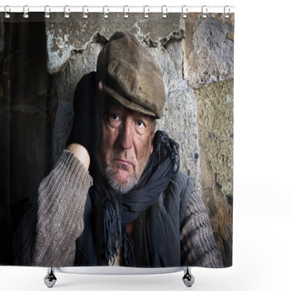 Personality  Homeless Shower Curtains