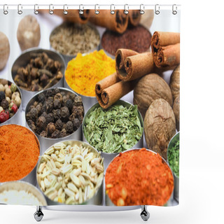 Personality  Colorful Spices Shower Curtains