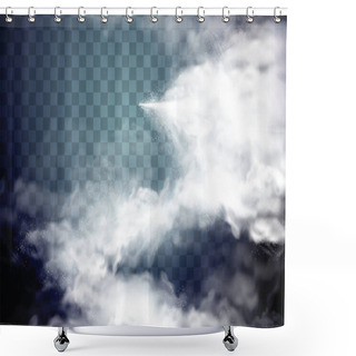 Personality  Spray Special Effect Shower Curtains