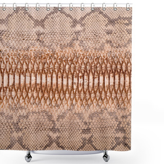 Personality  Python Leather Shower Curtains