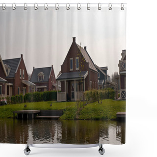 Personality  Dutch Houses . Shower Curtains