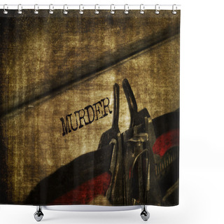 Personality  Murder Shower Curtains