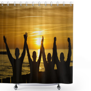Personality  Unity And Strength Shower Curtains