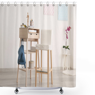Personality  Modern Stand-up Desk  Shower Curtains