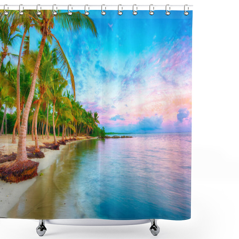Personality  Anse Champagne Beach Shower Curtains