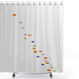 Personality  Signs Abstract Ultra Wide Space Background  Shower Curtains