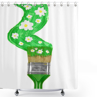 Personality  Spring Time Concept Shower Curtains
