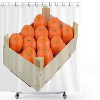 Personality  Box Of Clementines Shower Curtains