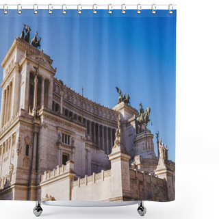 Personality  Altare Della Patria Shower Curtains