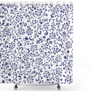 Personality  Printed Cotton Pattern Shower Curtains