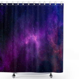 Personality  Star Field, Colorful Starry Night Sky, Nebula And Galaxies In Space, Astronomy Concept Background Shower Curtains