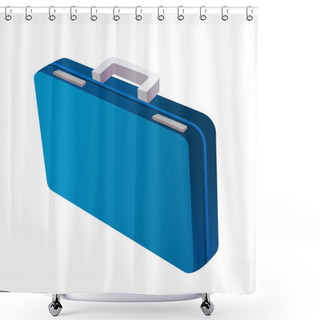 Personality  Vector Icon Brief Case Shower Curtains