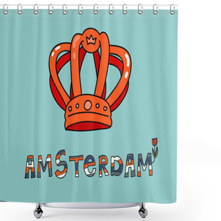 Personality  Queen Day Card Shower Curtains