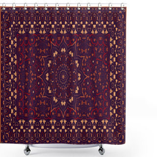 Personality  Persian Colored Carpet. Shower Curtains