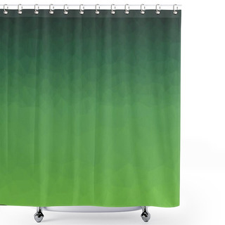 Personality  Abstract Multicolored Background With Green Gradient Shower Curtains