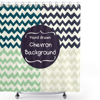 Personality  Chevron Patterns Shower Curtains