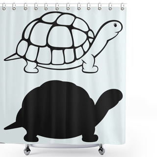 Personality  Sea Turtle Shower Curtains