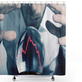 Personality  Forecasts Of The Financial Crisis Shower Curtains