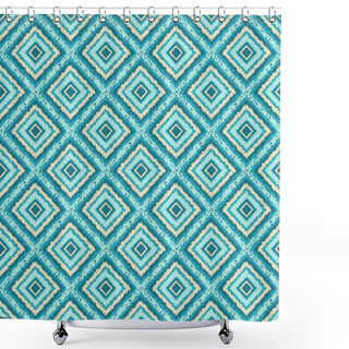 Personality  Tribal Seamless Squares Shower Curtains