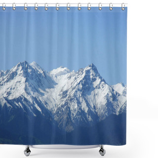 Personality  Beautiful Mountain Peaks Shower Curtains