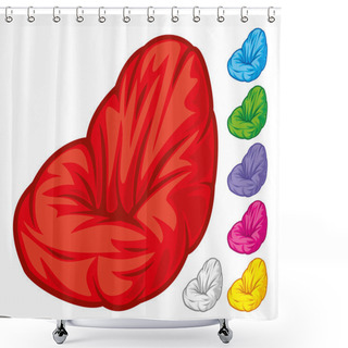 Personality  Flexible Seat Beanbag Shower Curtains