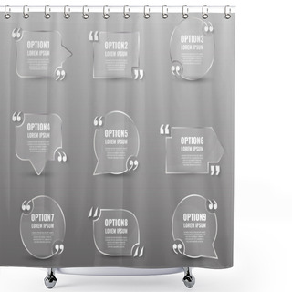 Personality  Bubble With The Text And Quote. Shower Curtains