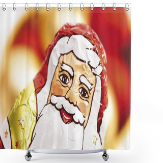 Personality  Santa Claus In Foil Shower Curtains