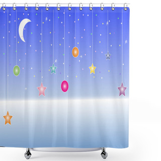 Personality  Christmass Background Shower Curtains