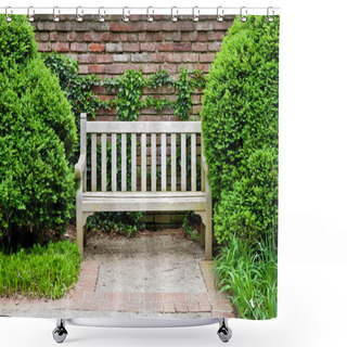 Personality  Formal Garden At Spring Shower Curtains