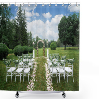 Personality  Beautiful Wedding Ceremony Shower Curtains