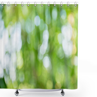 Personality  Abstract Blur Green For Background Shower Curtains