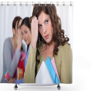 Personality  Gossip And Rumours Shower Curtains