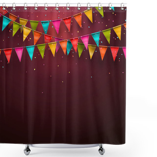 Personality  Festive Background Shower Curtains