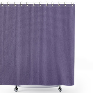 Personality  Close Up View Of Purple Woolen Fabric Texture   Shower Curtains