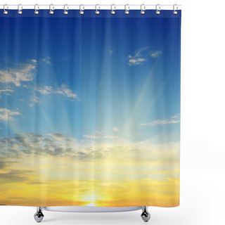Personality  Beautiful Sunrise Shower Curtains