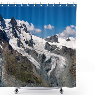 Personality  Klein Matterhorn And The Glacier, Switzerland Alps Shower Curtains