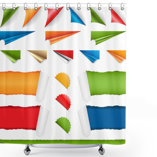 Personality  Corners Set Shower Curtains