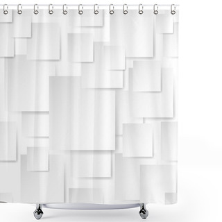 Personality  Background With Square Shower Curtains