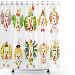 Personality  Creative Food Concept Shower Curtains