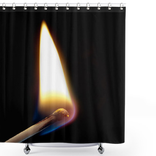 Personality  Ignition Of A Match Shower Curtains