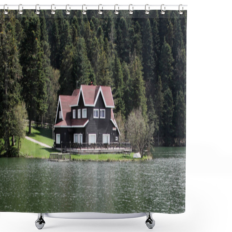 Personality  Abant Lake Shower Curtains