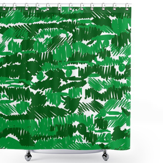 Personality  Geometric Pattern With Random Intersecting Lines. Chaotic Rough Texture. Shower Curtains