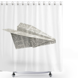 Personality  Paper Airplane Origami Shower Curtains