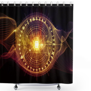 Personality  Beyond Sacred Geometry Shower Curtains