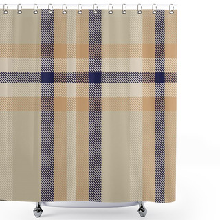 Personality  Brown Ombre Plaid Textured Seamless Pattern Suitable For Fashion Textiles And Graphics Shower Curtains