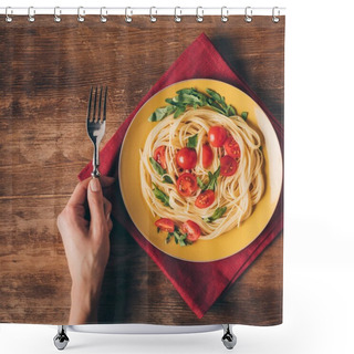 Personality  Pasta Shower Curtains